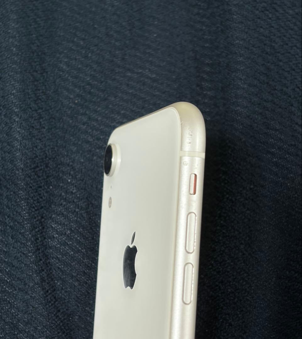 iPhoneXR 操作不良なし ホワイト 64GB SIMロック解除済み 初期化