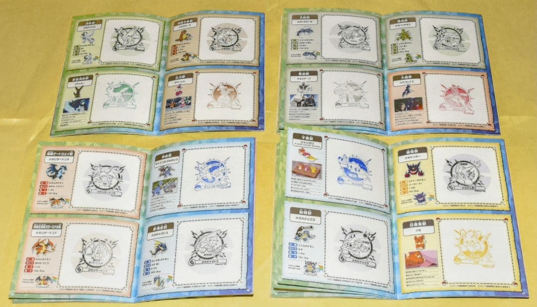 ポケモンメガスタンプラリー2025　全駅押印済スペシャル版フルコンプリートセット