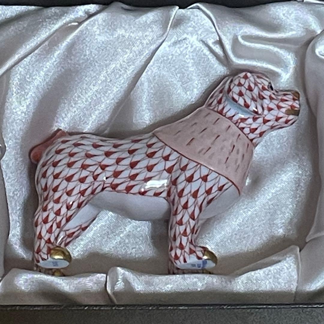 美品　箱付き　ヘレンド HEREND 2018年 犬年 いぬ 干支 フィギュリン