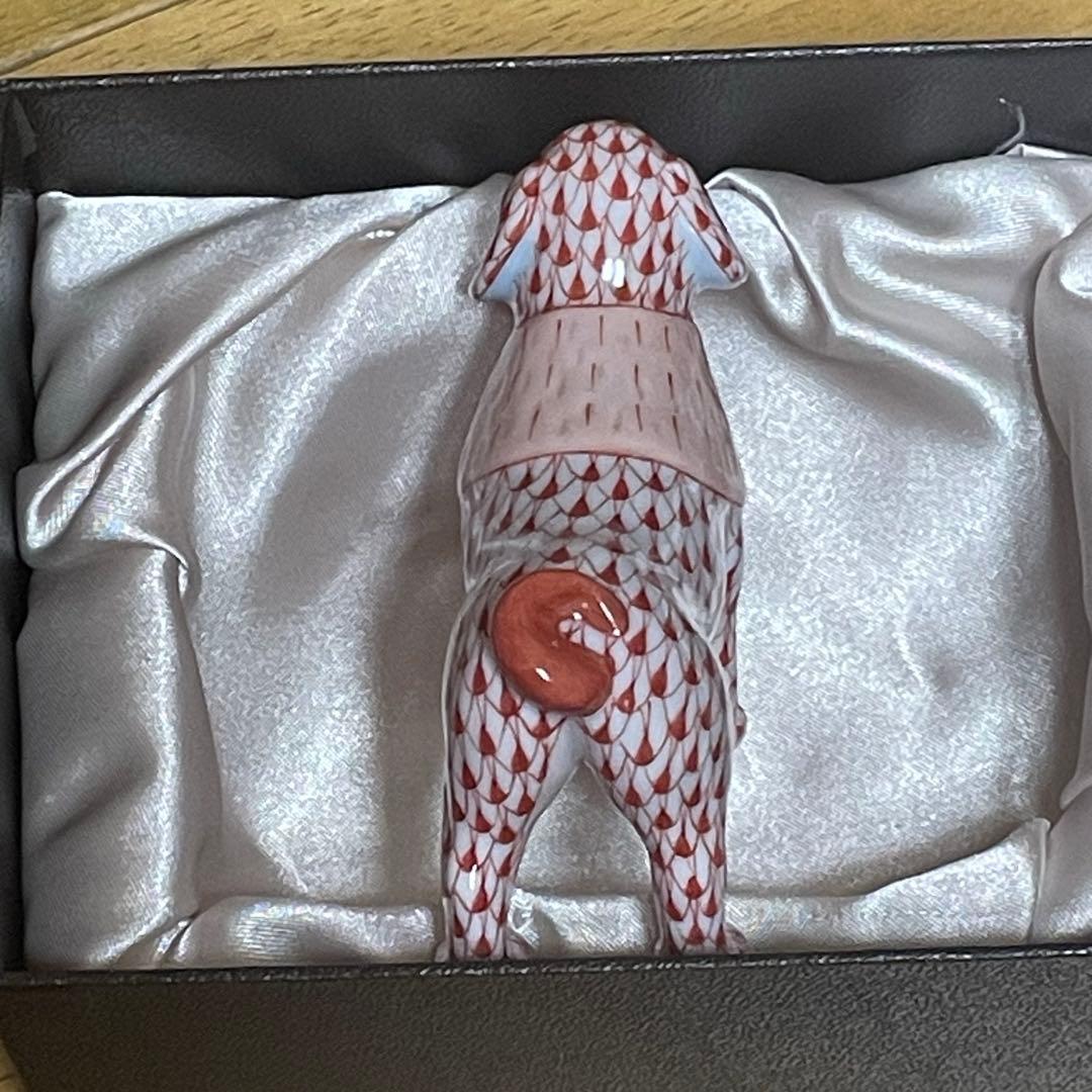 美品　箱付き　ヘレンド HEREND 2018年 犬年 いぬ 干支 フィギュリン