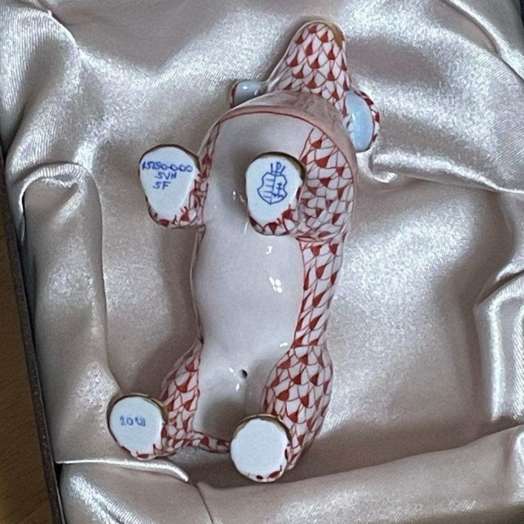 美品　箱付き　ヘレンド HEREND 2018年 犬年 いぬ 干支 フィギュリン