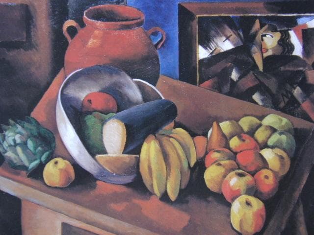 モイズ・キスリング、【果物のある静物】、希少な画集画、新品高級額 額装付