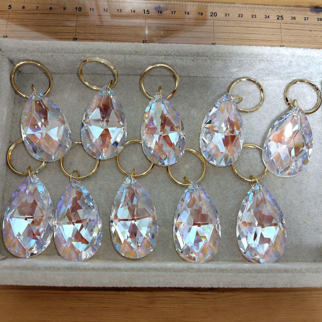 aphrodite様♡ハンドメイドスワロフスキーキーリング10点