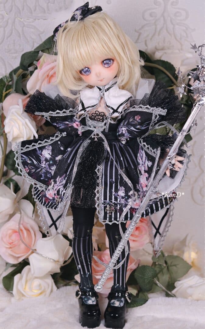 WR91 BJD　1/4 ドール 衣装 ワンピース 日常 洋服 ハンドメイド