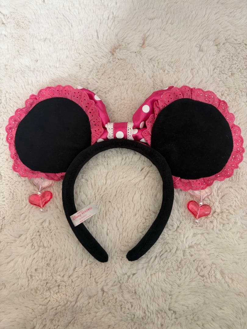 ディズニー カチューシャ イヤリング ピンク