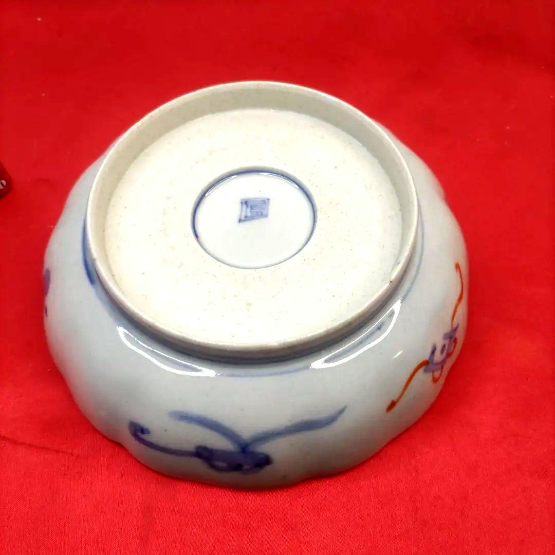 有田焼　伊万里焼　古伊万里　金彩　色絵　なます皿　小皿　小鉢　5寸皿5客セット⑥