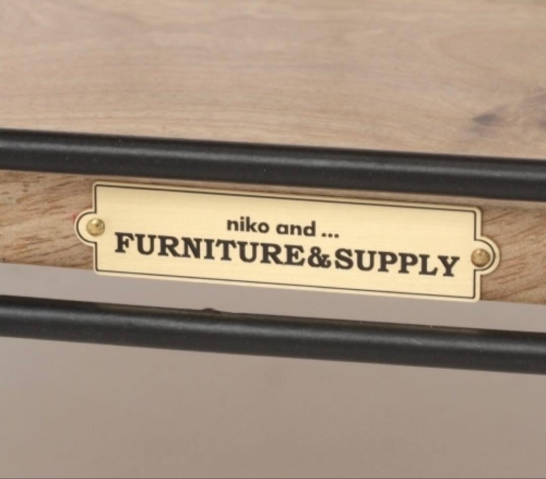 ✨新品【niko and...キャスターラックスクエア収納.三段ワゴン】大人気！