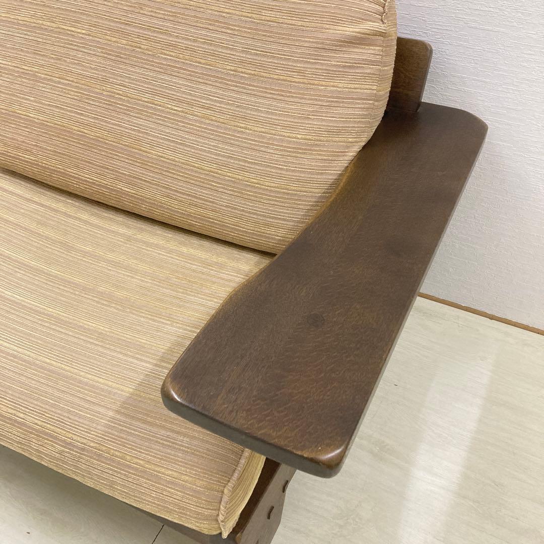 【柏木工】ウィルダネス ワイドアームソファ　２人掛けソファ