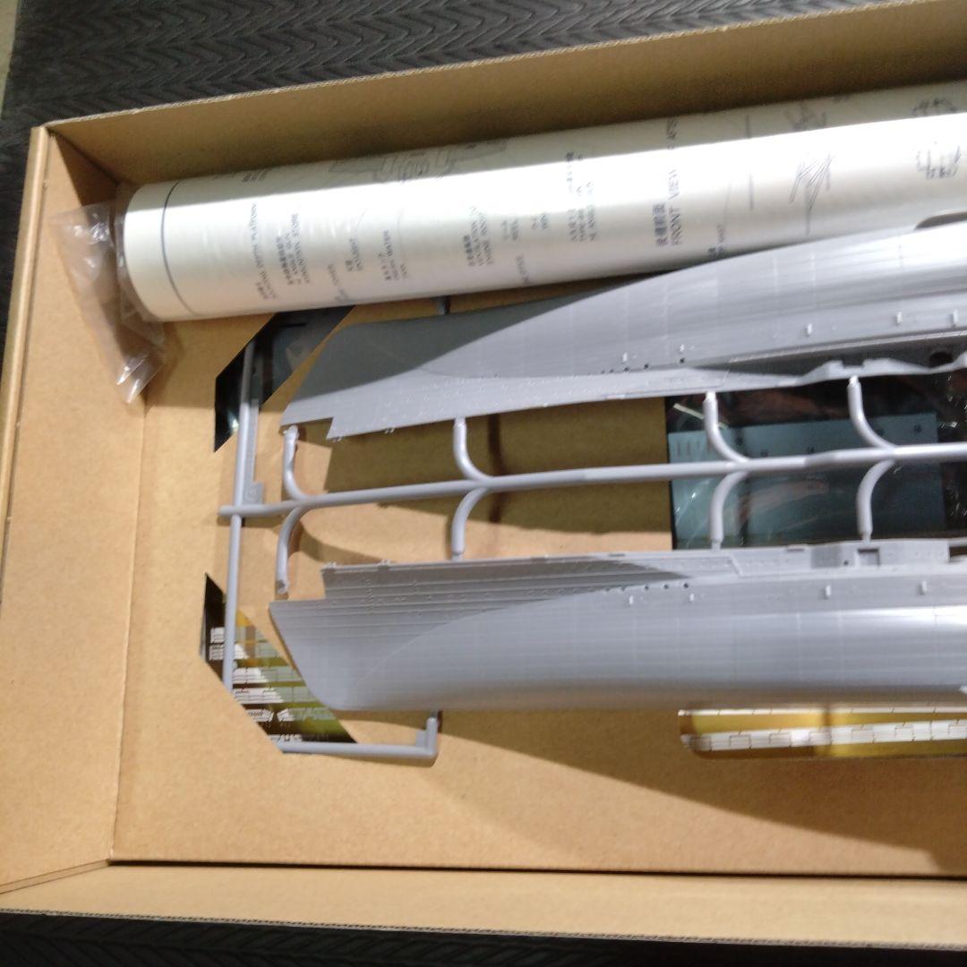 ハセガワ　1/350 戦艦陸奥　完全版(ディテールアップパーツ3点 ＋木製甲板)