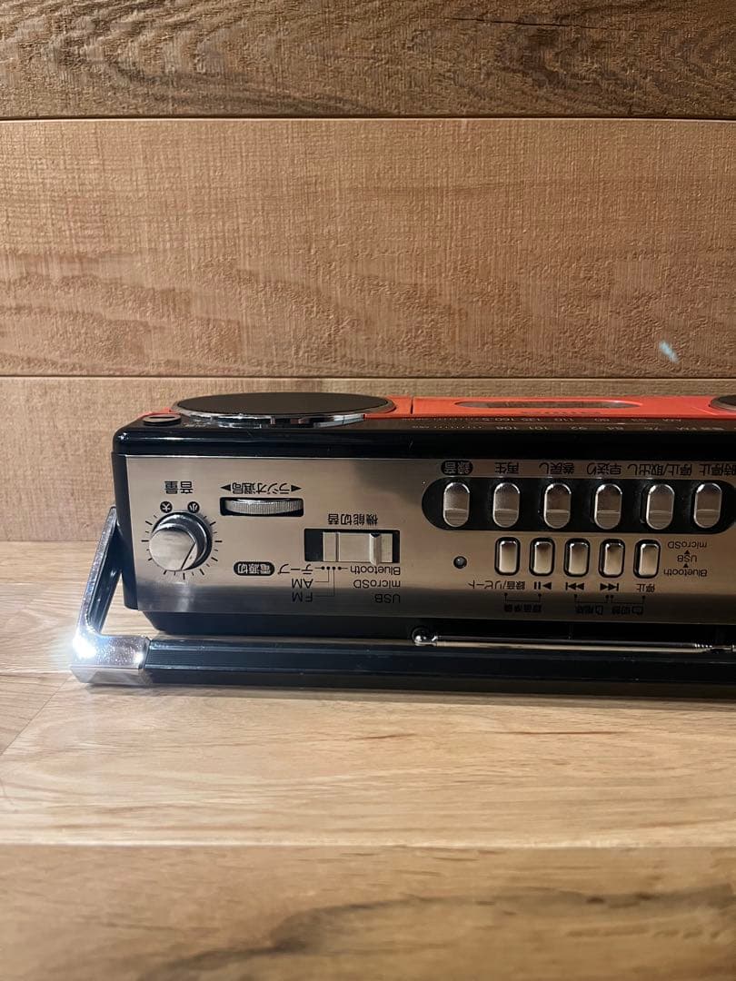【極美品】aiwa ポータブルラジカセ audio -G RCP2オレンジ