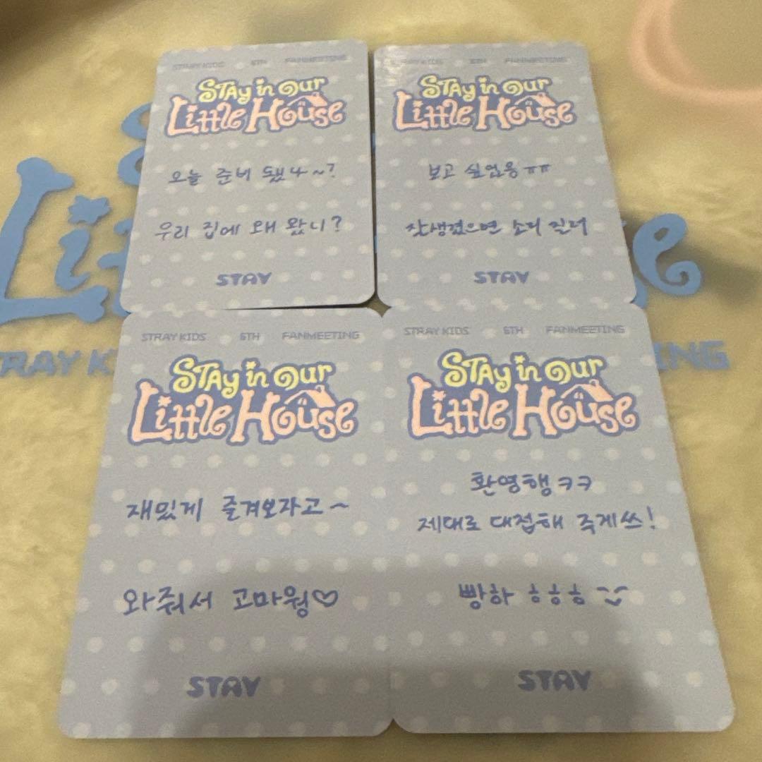 straykids fanmeeting 入場特典　3/29 セット