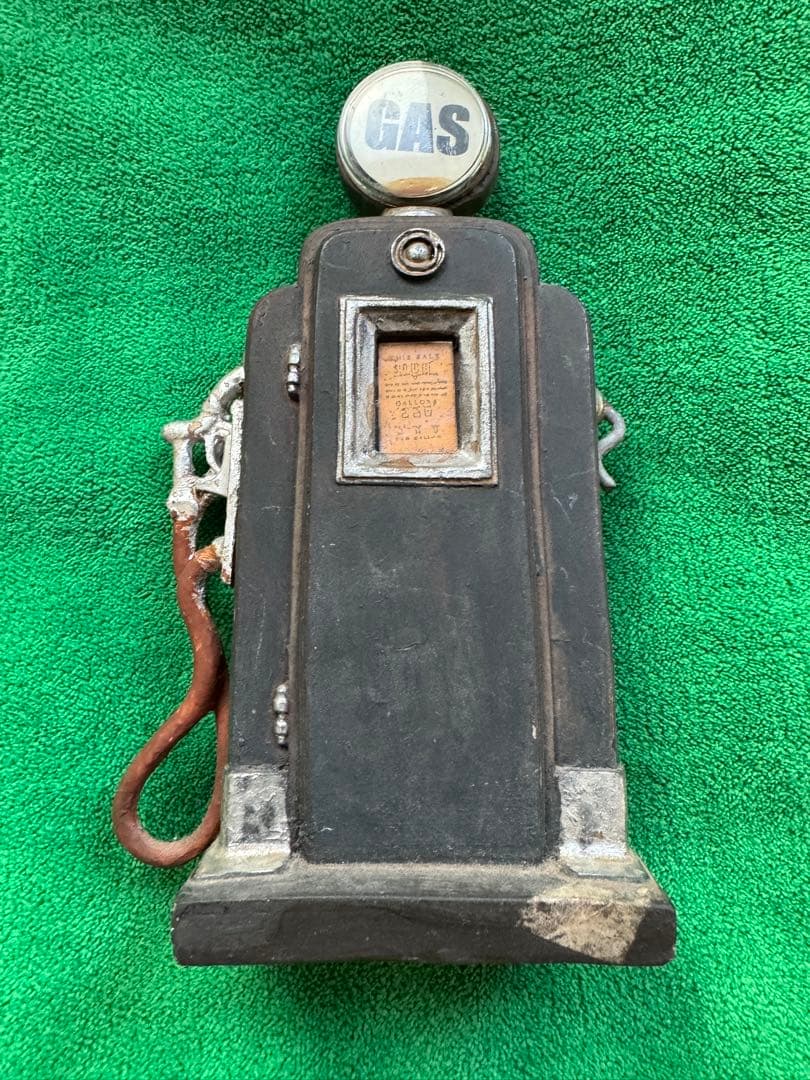 【レア・アンティーク】GAS ガソリンスタンド　置物