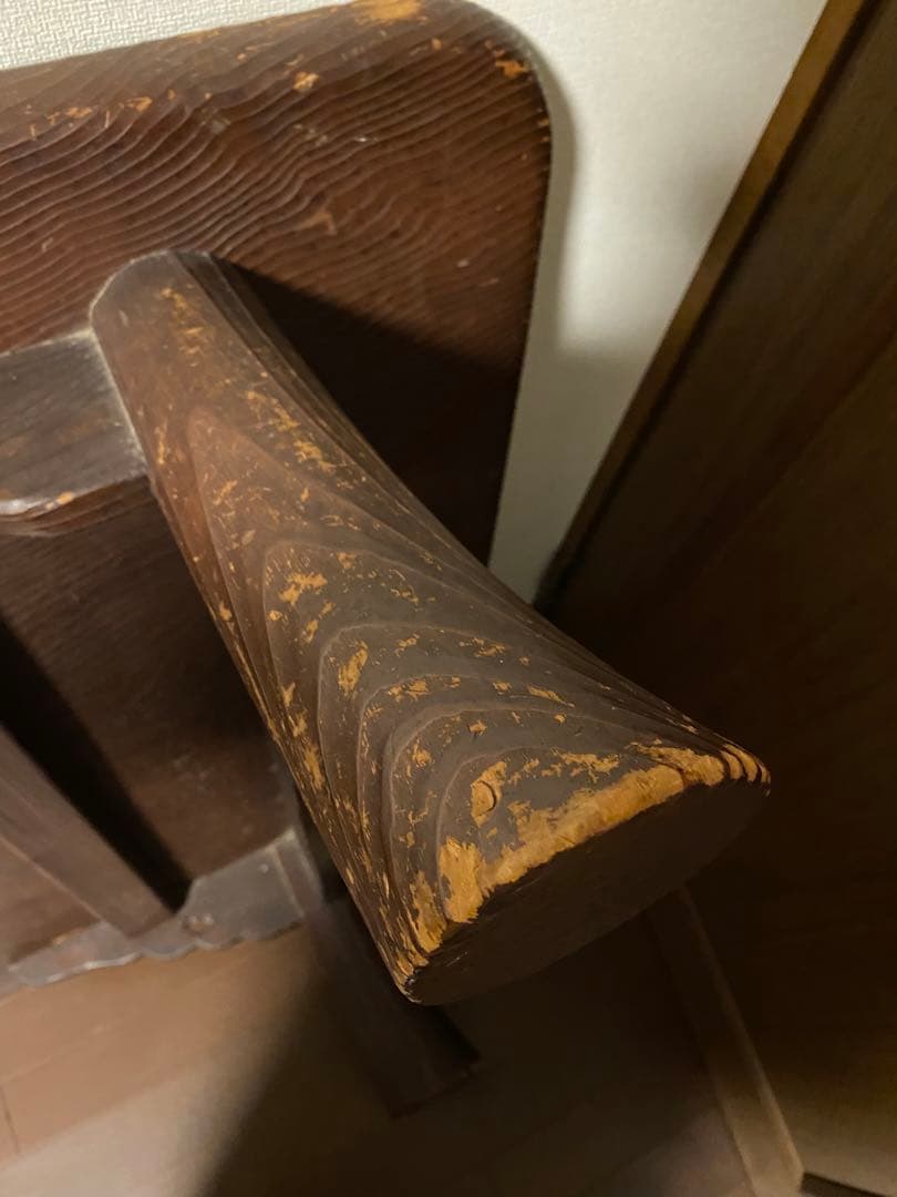 希少◾️美しい年輪　屋久杉 浮造り 無垢  一枚板 座卓  昭和初期〜中期