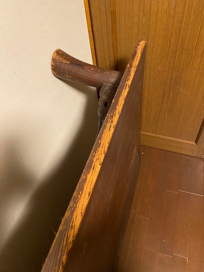 希少◾️美しい年輪　屋久杉 浮造り 無垢  一枚板 座卓  昭和初期〜中期