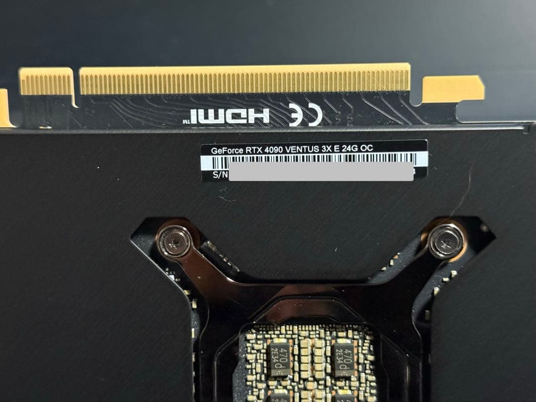 【美品】MSI RTX4090 VENTUS 3X E 24G OC GPU