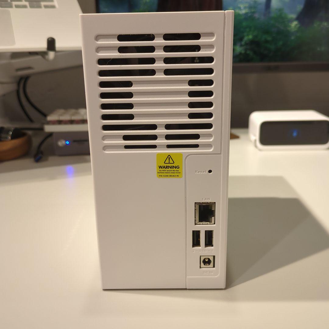 QNAP TS-233 2ベイ NAS 本体のみ 初期化済 HDD無 動作確認済