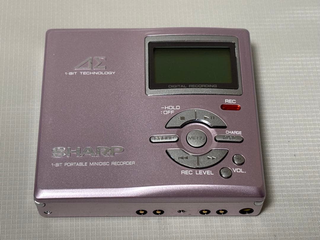 SHARP シャープ MD-DR7-P ポータブル MDレコーダー 動作品