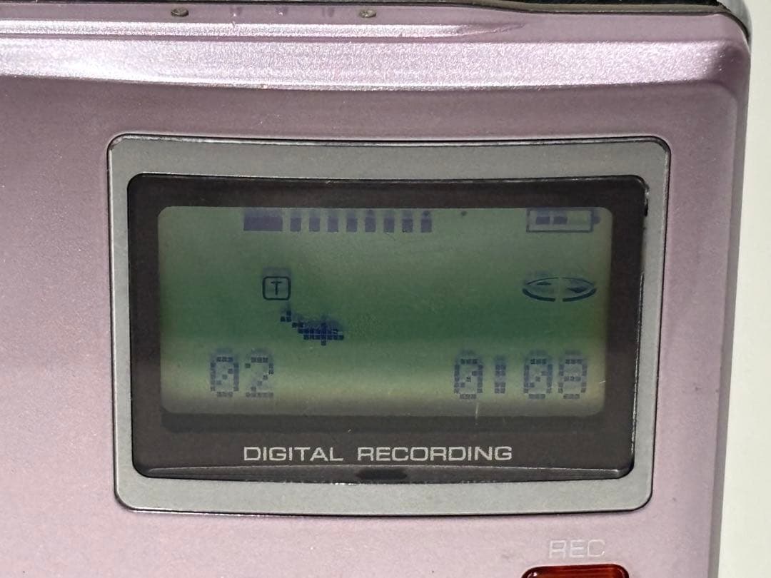 SHARP シャープ MD-DR7-P ポータブル MDレコーダー 動作品