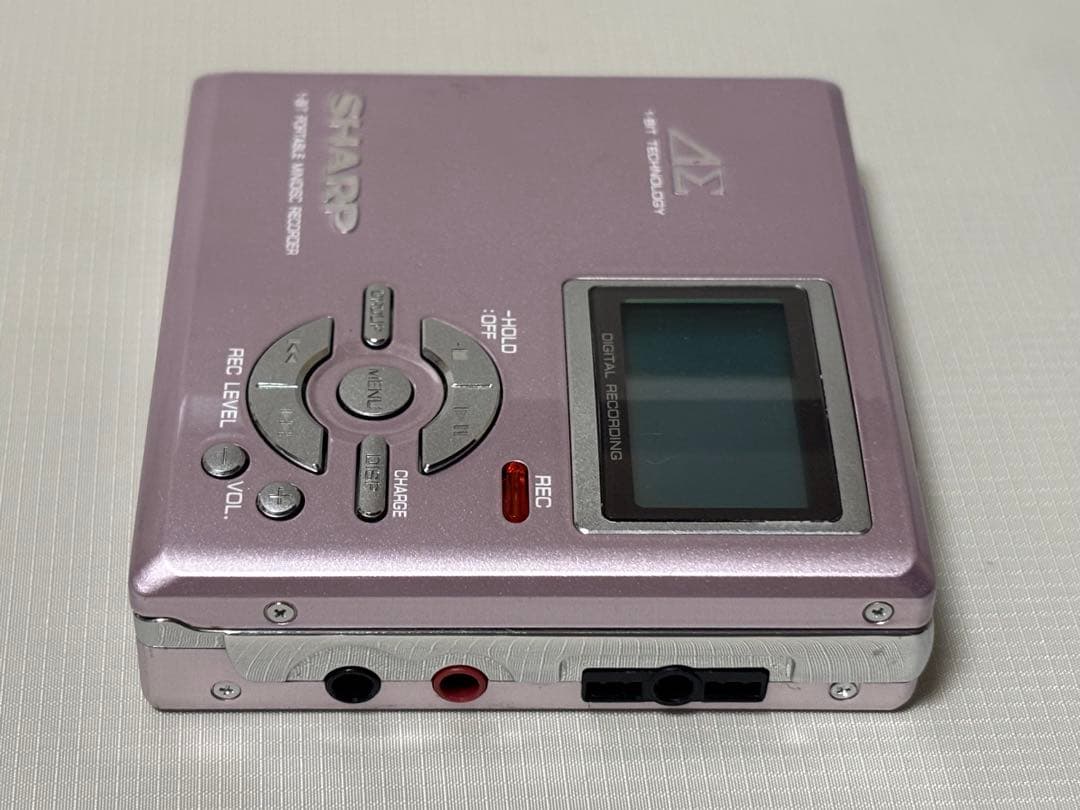 SHARP シャープ MD-DR7-P ポータブル MDレコーダー 動作品