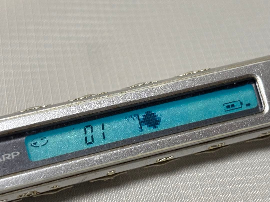 SHARP シャープ MD-DR7-P ポータブル MDレコーダー 動作品