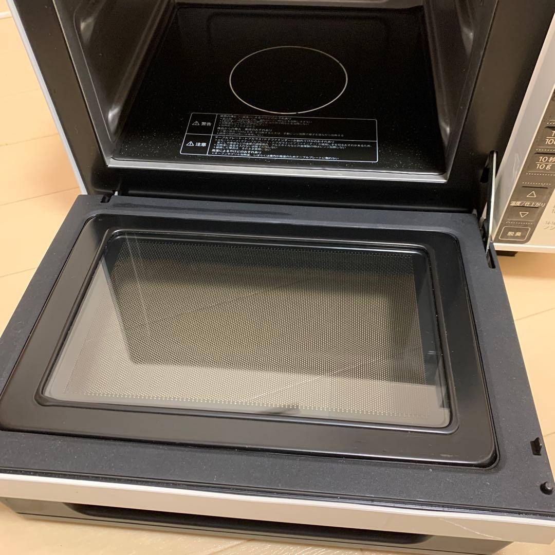 【ジャンク品】電子レンジ 日立 2022年製 オーブンレンジ 角皿 フラット庫内