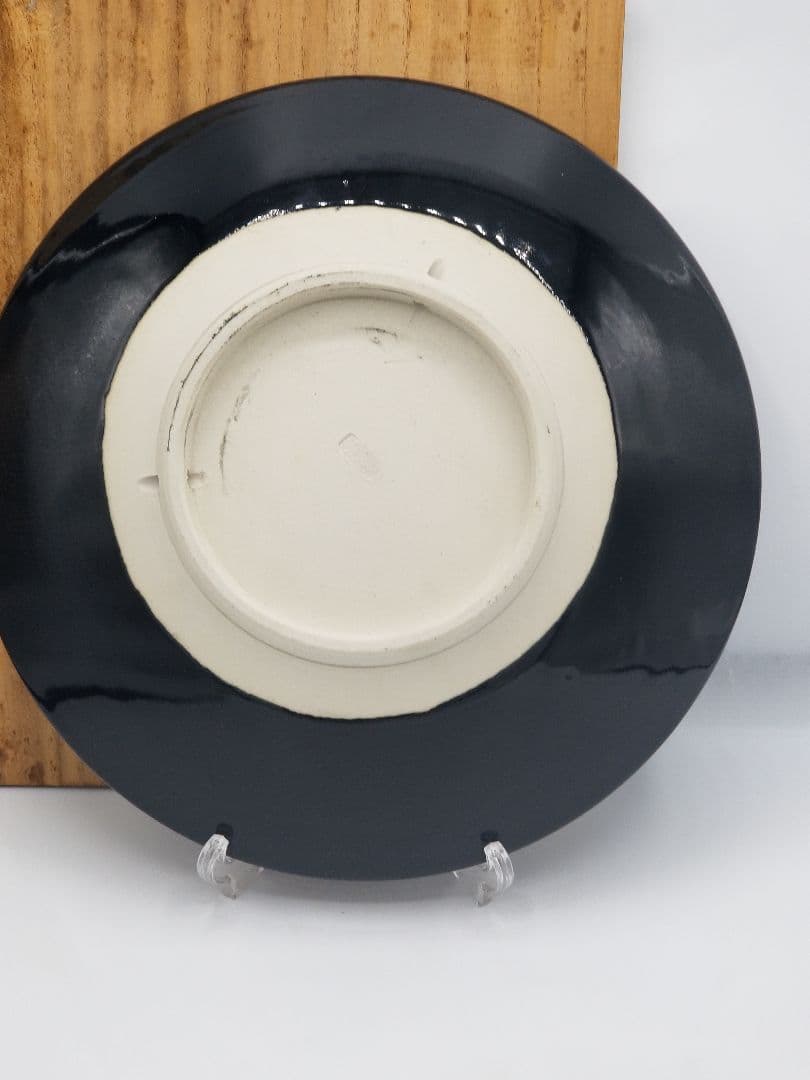 勝尾青龍洞　皿　信楽焼　魚絵