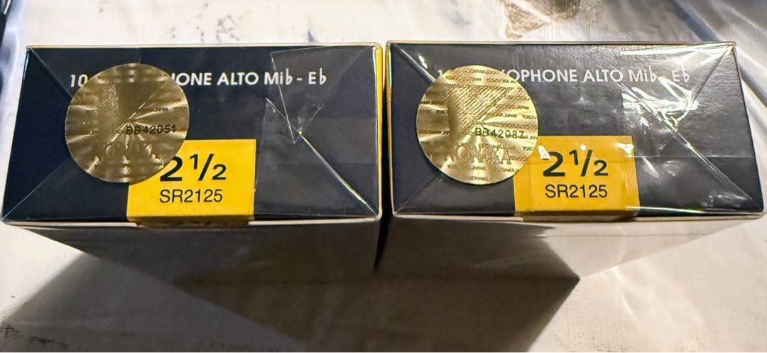 新品未開封 Vandoren アルトサックスリード 2 1/2 10枚入り2箱