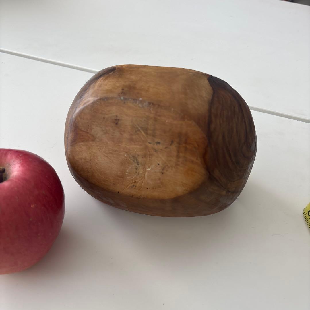 オリーブウッドのバスケットボウル