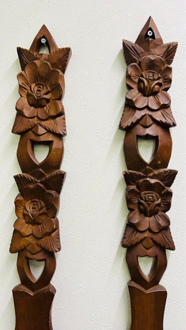 木彫り 木製 スプーン フォーク 4本セット