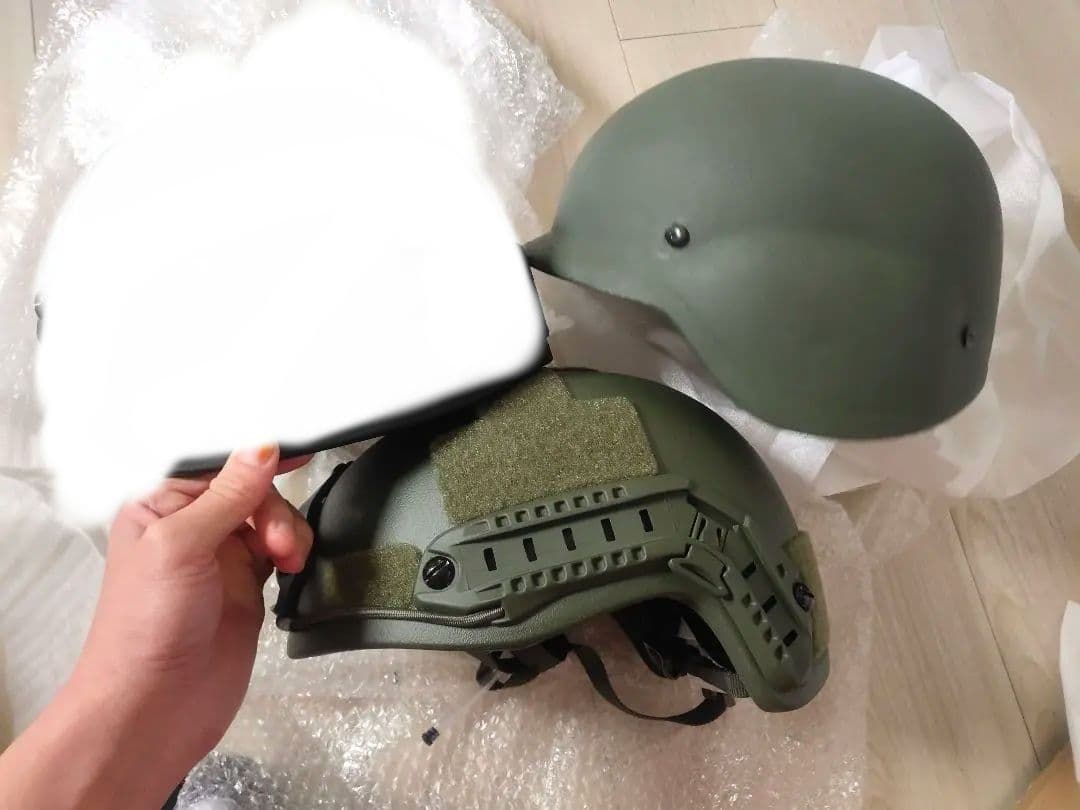 未使用 防弾ヘルメット2個 FAST m88 実物防弾 NIJ3A