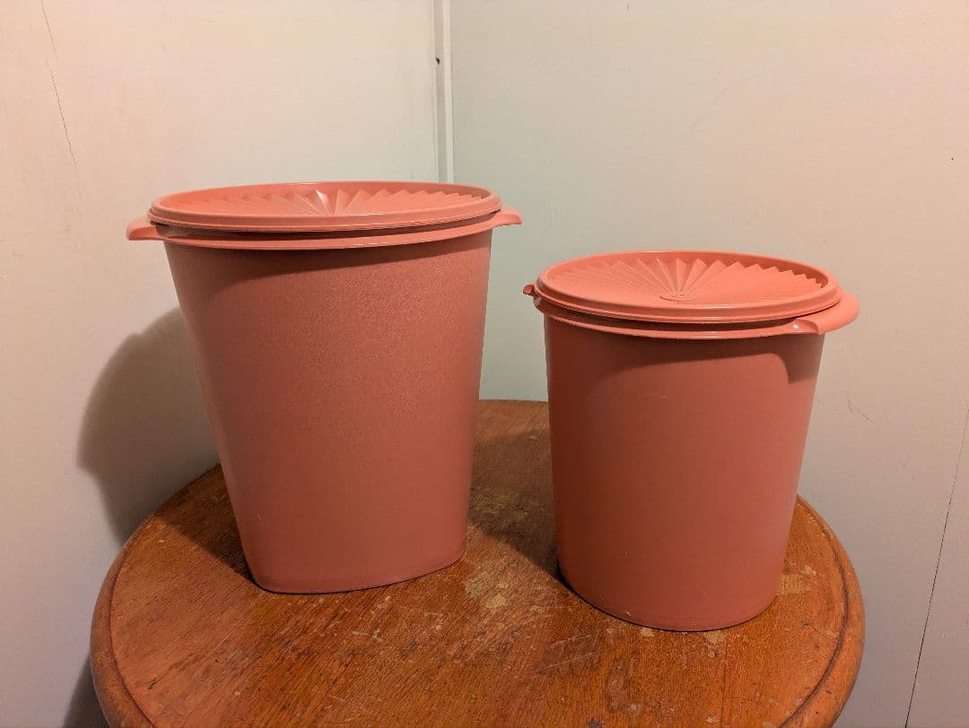 タッパーウェア Tupperware　マキシデコレーター　サーモンピンク セット