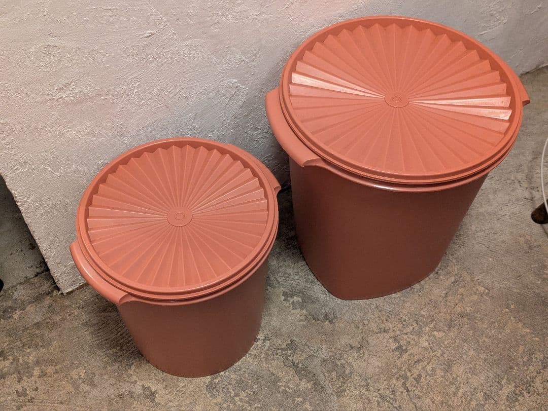 タッパーウェア Tupperware　マキシデコレーター　サーモンピンク セット