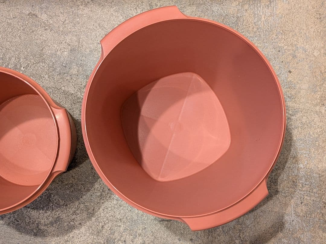 タッパーウェア Tupperware　マキシデコレーター　サーモンピンク セット