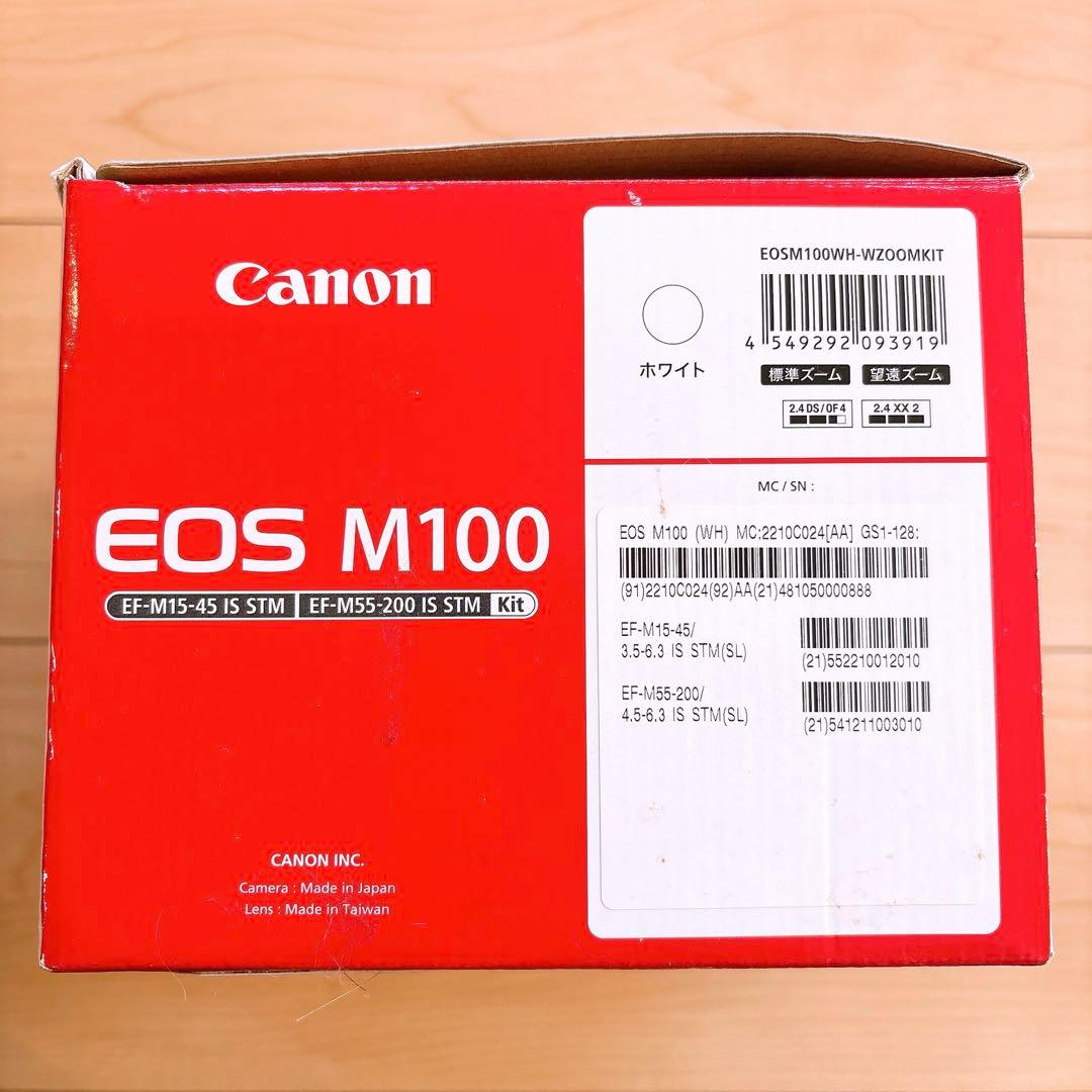 ミラーレス一眼 一眼レフカメラ Canon EOSM 100