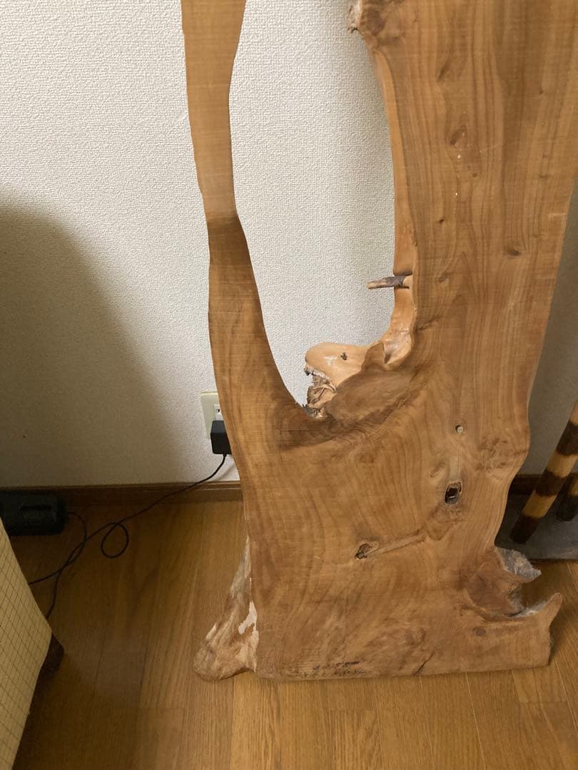 ケヤキの一枚板　ケヤキの天然無垢一枚板　自然乾燥材　DIY用