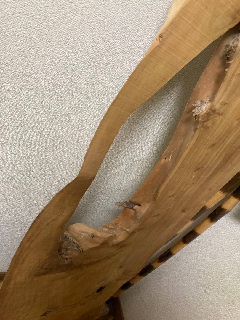 ケヤキの一枚板　ケヤキの天然無垢一枚板　自然乾燥材　DIY用