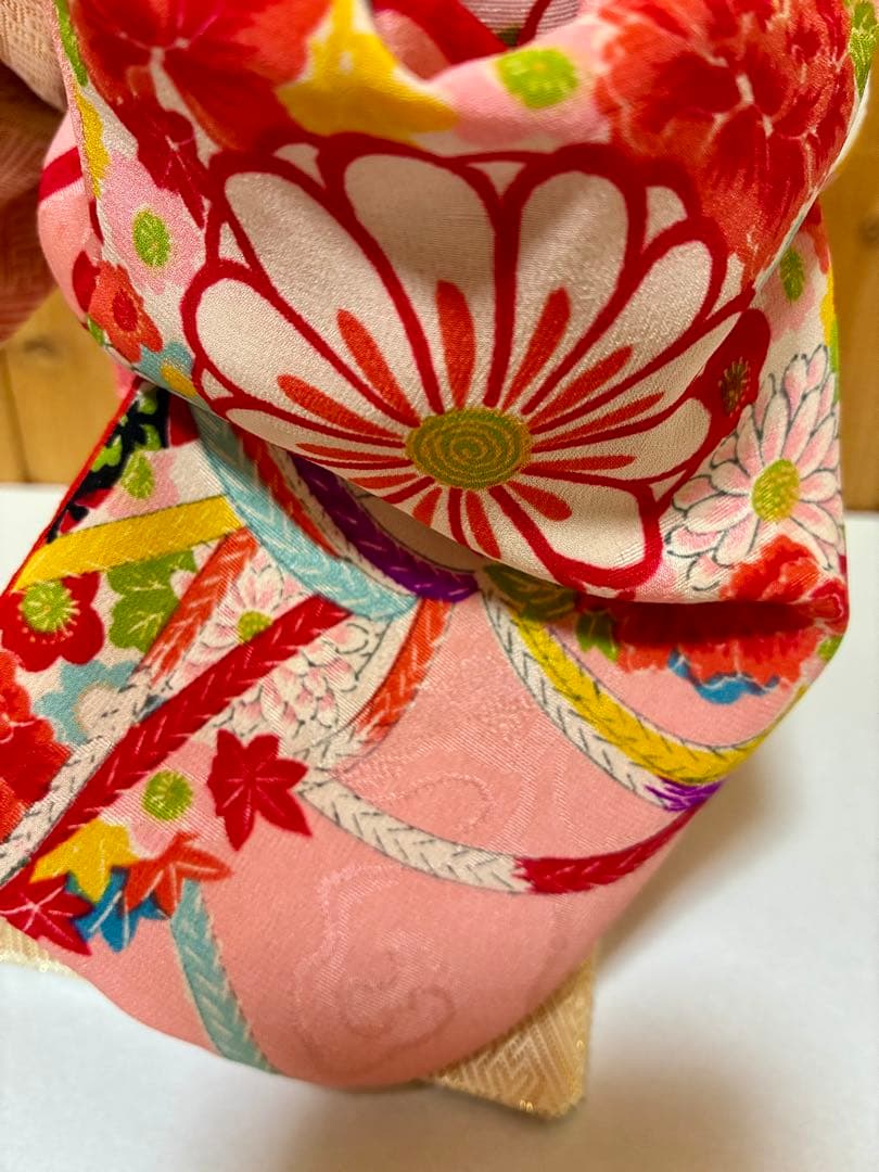 【うさぎの創作人形】耳長うさぎ　ちりめん細工　縮緬細工　うさぎの置物　和風うさぎ