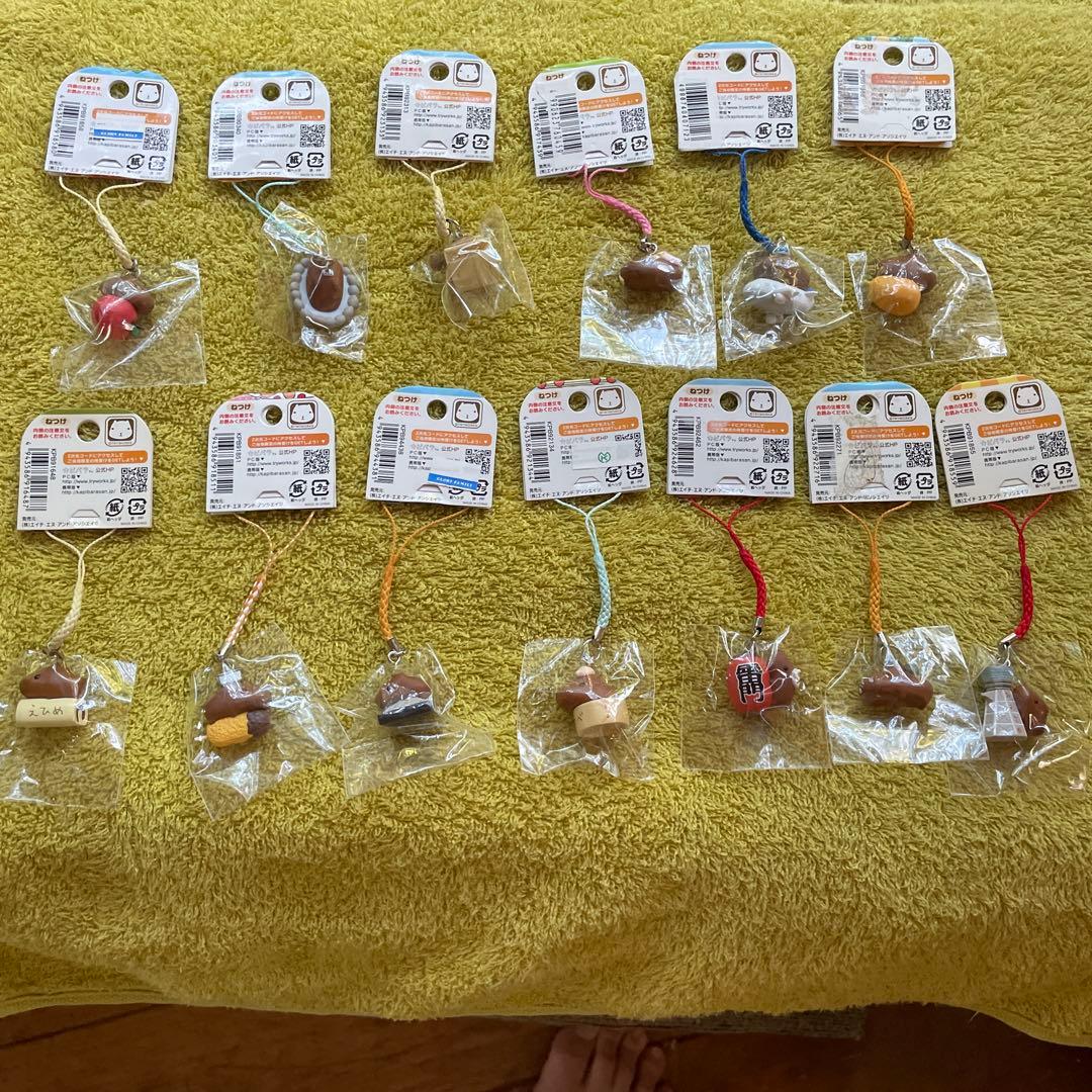 カピバラさんご当地ストラップ 13個セット