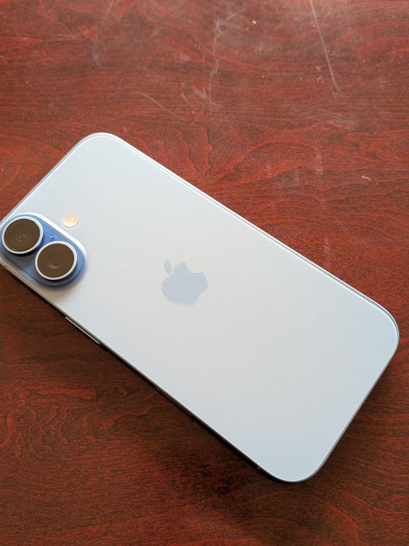 Apple iPhone17 256GB ミストブルー 本体 バッテリー100%