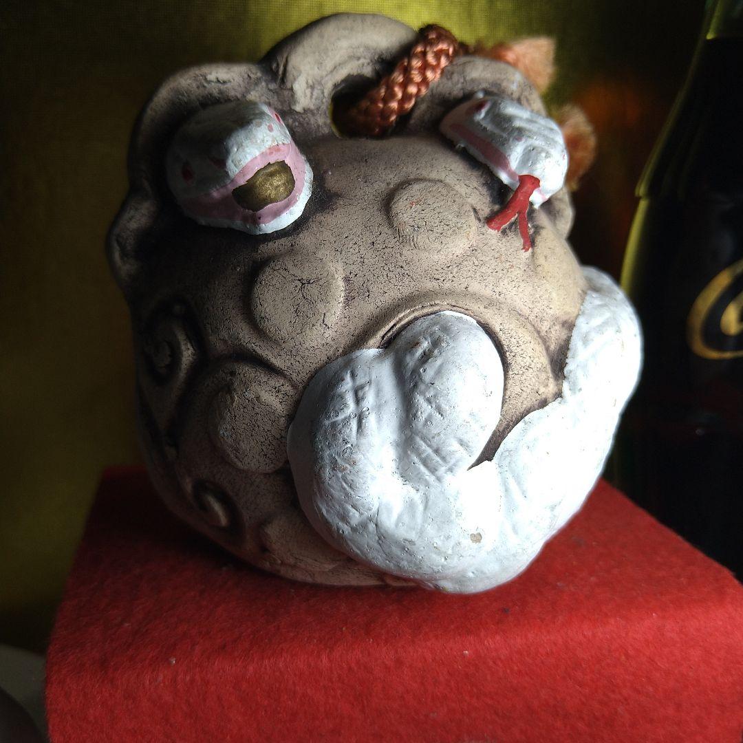 陶器製 蛇の装飾品 約10cm