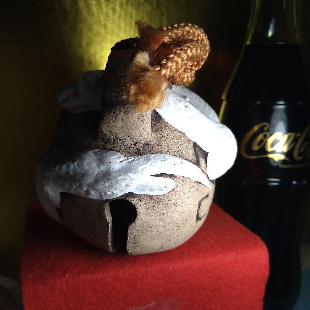 陶器製 蛇の装飾品 約10cm