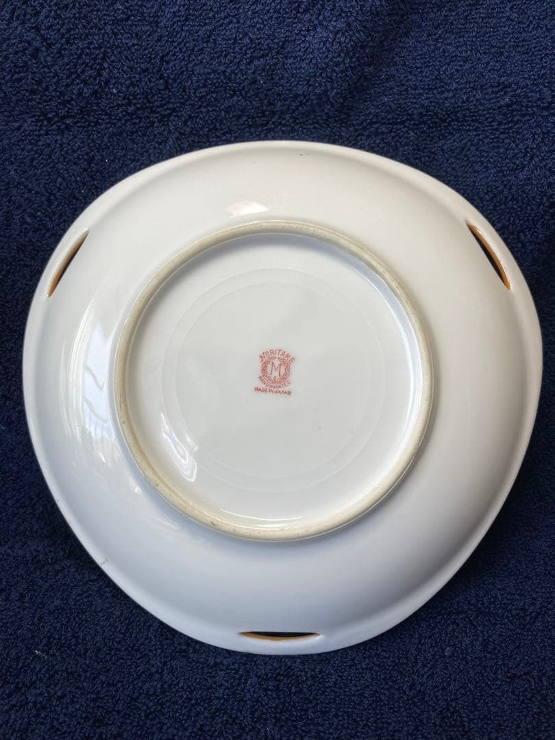 オールドノリタケ アールデコ調花柄　絵皿