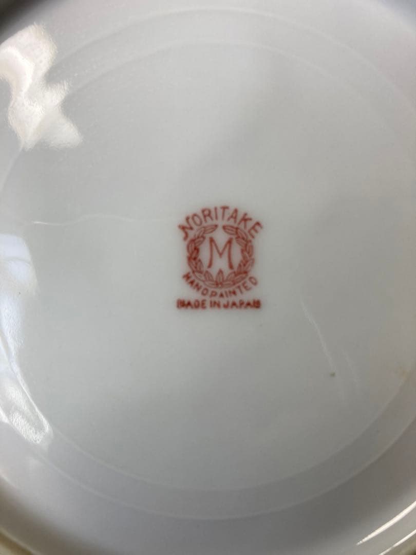 オールドノリタケ アールデコ調花柄　絵皿