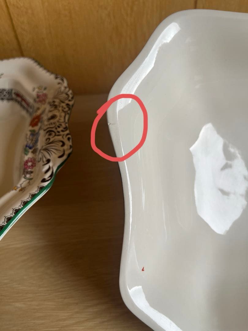 蓋付きボウル　イギリス　SPODE　ヴィンテージ　陶磁器