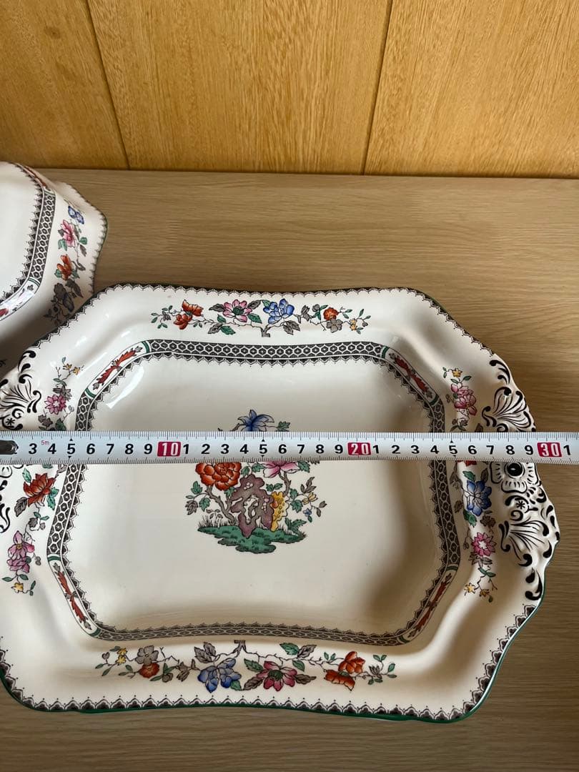 蓋付きボウル　イギリス　SPODE　ヴィンテージ　陶磁器