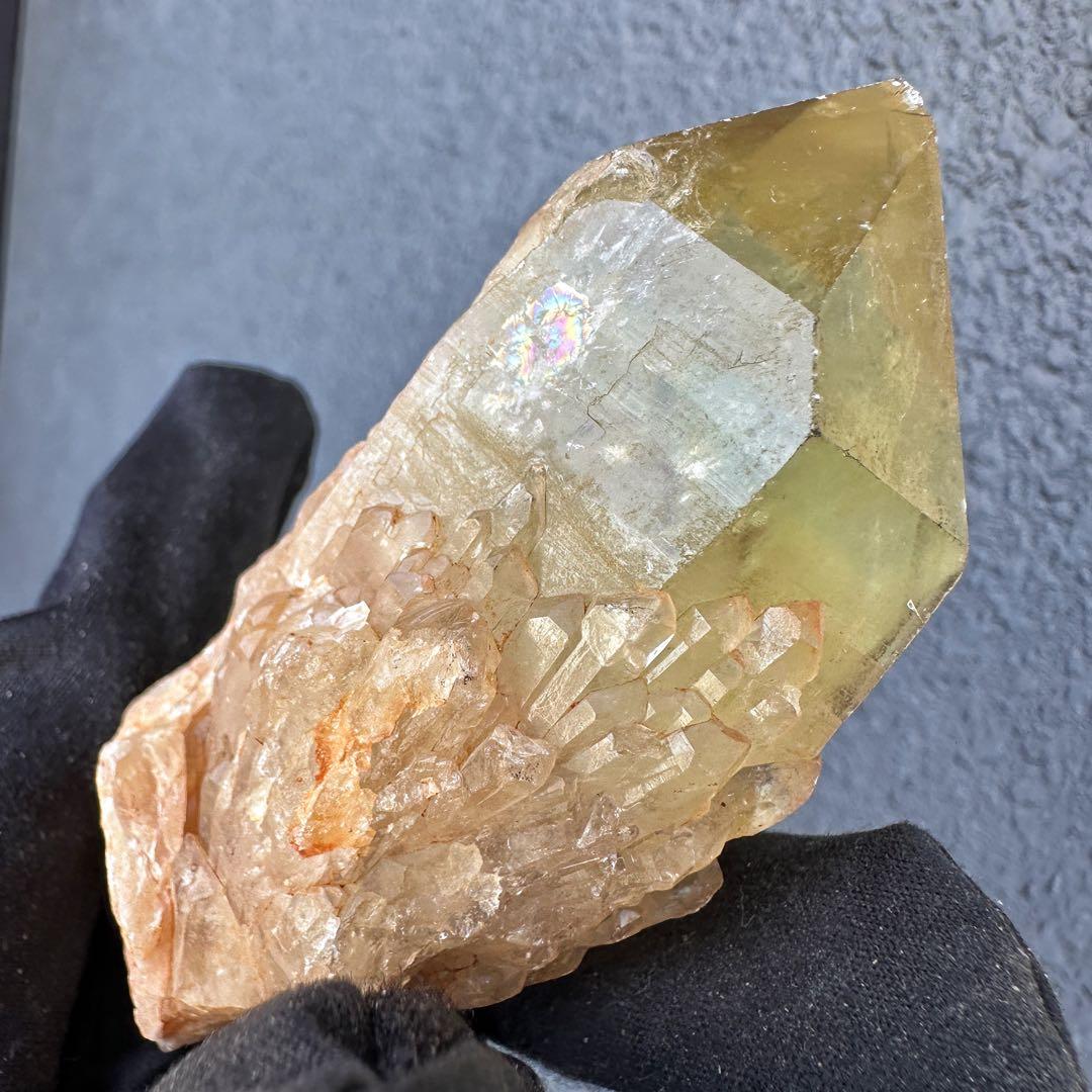 【金運】爆アレ❗️レインボー☆ファントム シトリン スピリットクォーツA1620