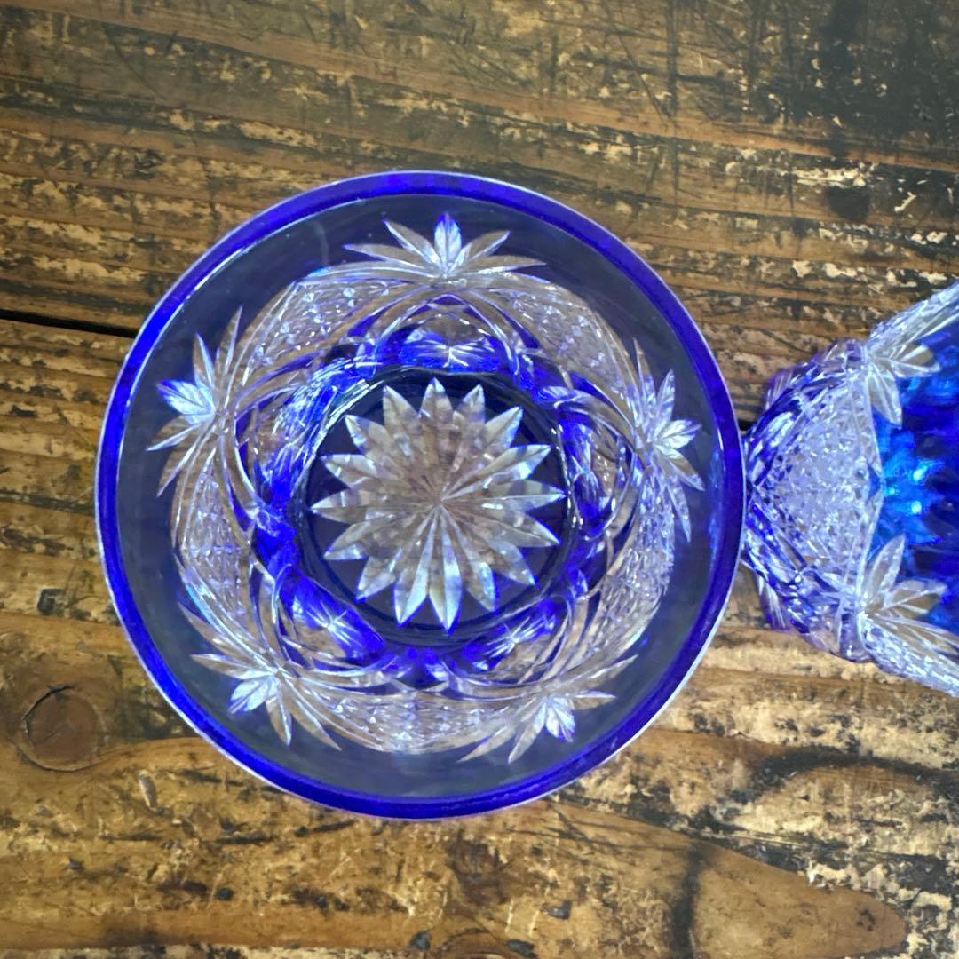 新品未使用　江戸切子　器￼ グラス￼ ２個