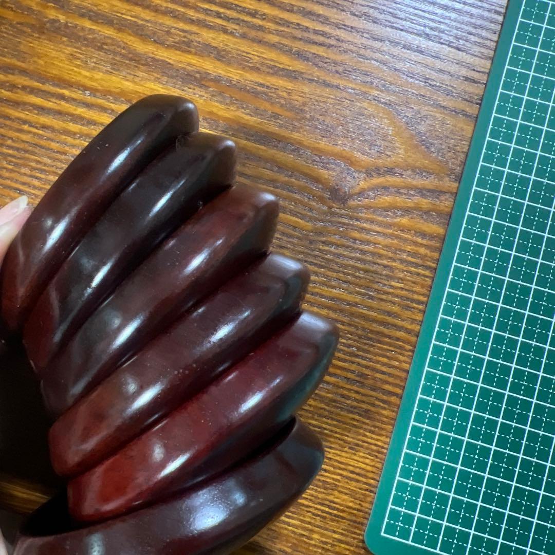 特別価格 希少◆ 茶檀 食器 器 6セット ❻