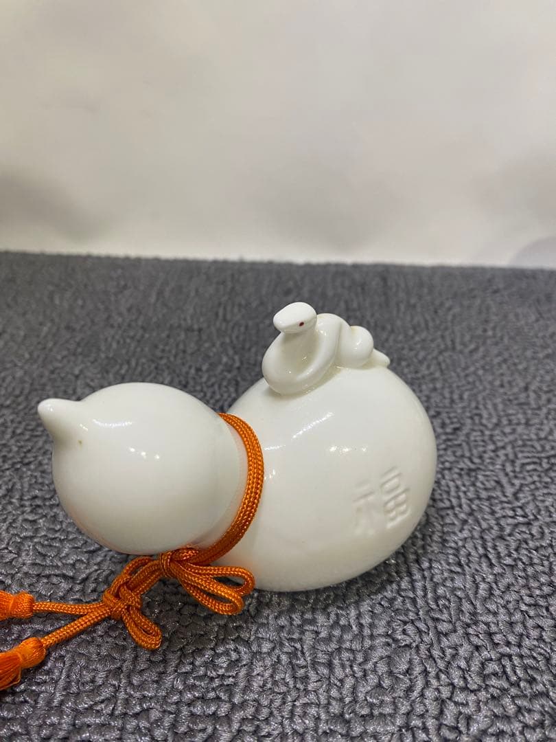 陶器製ホワイト動物置物12点セット