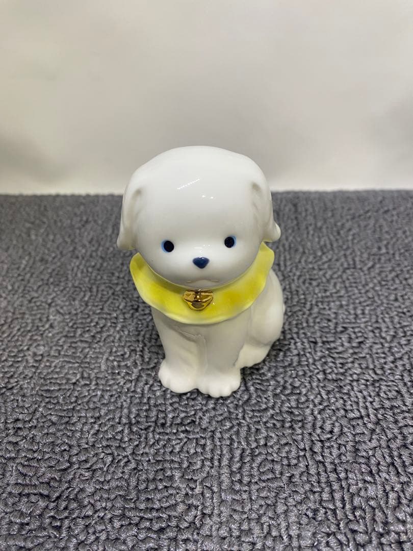 陶器製ホワイト動物置物12点セット